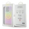 Guess GUHMP15LHITSP iPhone 15 Pro 6.1 różowy/pink hardcase IML Iridescent MagSafe